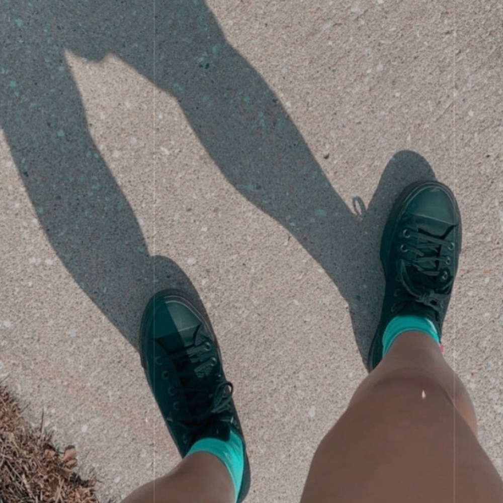 Converse Black Platform Sneakers Women’s Size 9